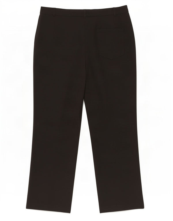 Marks & Spencer Womens Straight Casual Trousers UK 18 XL W34 L30 Black