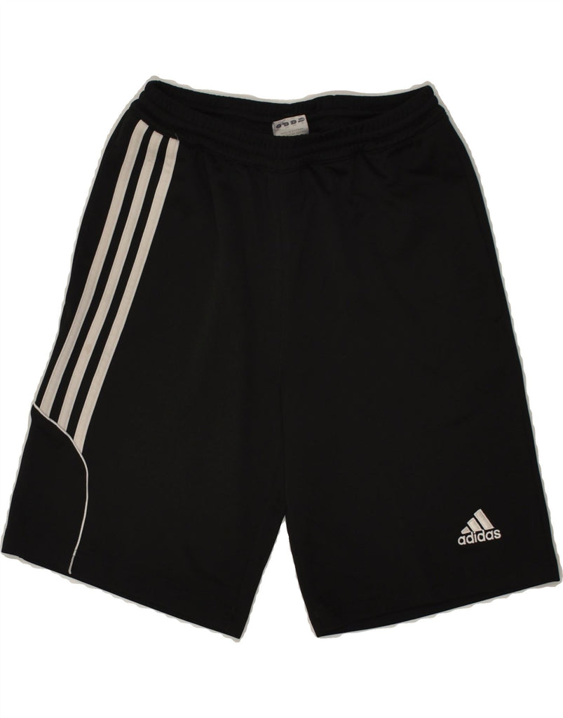 ADIDAS Boys Sport Shorts 11-12 Years Black Polyester | Vintage Adidas | Thrift | Second-Hand Adidas | Used Clothing | Messina Hembry 