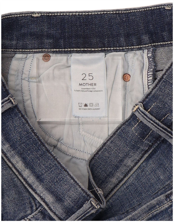 Mother Womens Denim Skirt W25 XS Blue