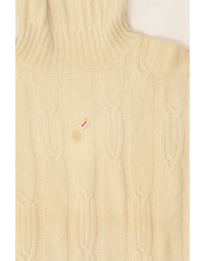 BENETTON Girls Roll Neck Jumper Sweater 15-16 Years Off White Wool | Vintage Benetton | Thrift | Second-Hand Benetton | Used Clothing | Messina Hembry 