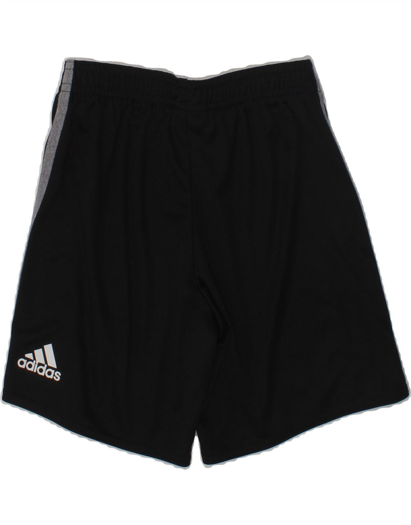 ADIDAS Boys Sport Shorts 5-6 Years Black Polyester | Vintage Adidas | Thrift | Second-Hand Adidas | Used Clothing | Messina Hembry 