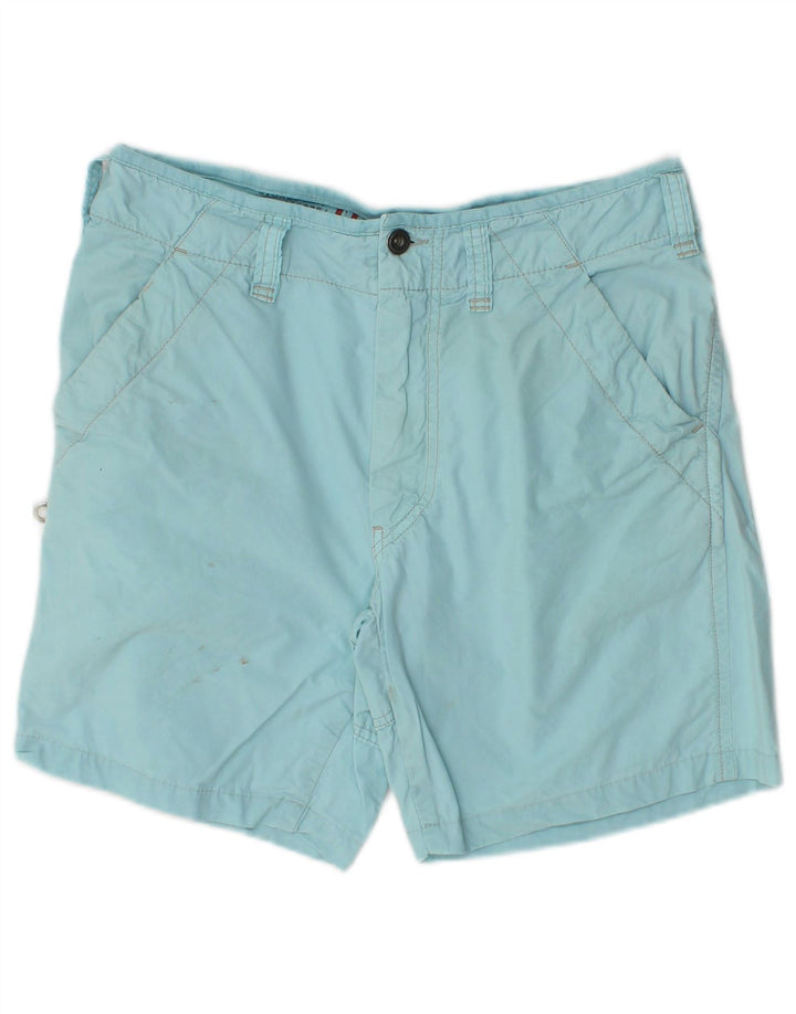 Murphy & Nye Mens Sailmakers Casual Shorts W31 Medium Blue Cotton