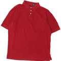 DOCKERS Mens Polo Shirt Large Burgundy Cotton