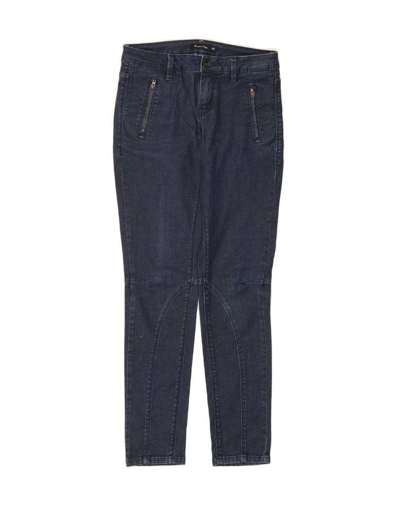MASSIMO DUTTI Womens Slim Jeans EU 38 Small W28 L30 Navy Blue Cotton Vintage Massimo Dutti and Second-Hand Massimo Dutti from Messina Hembry 