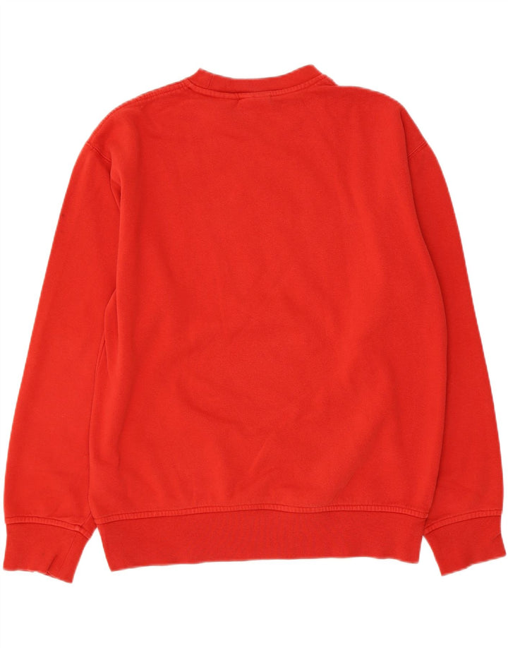 Fila Mens Graphic Sweatshirt Jumper Small Red Cotton