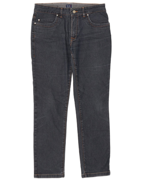 Trussardi Womens Slim Jeans W28 L28 Blue Cotton