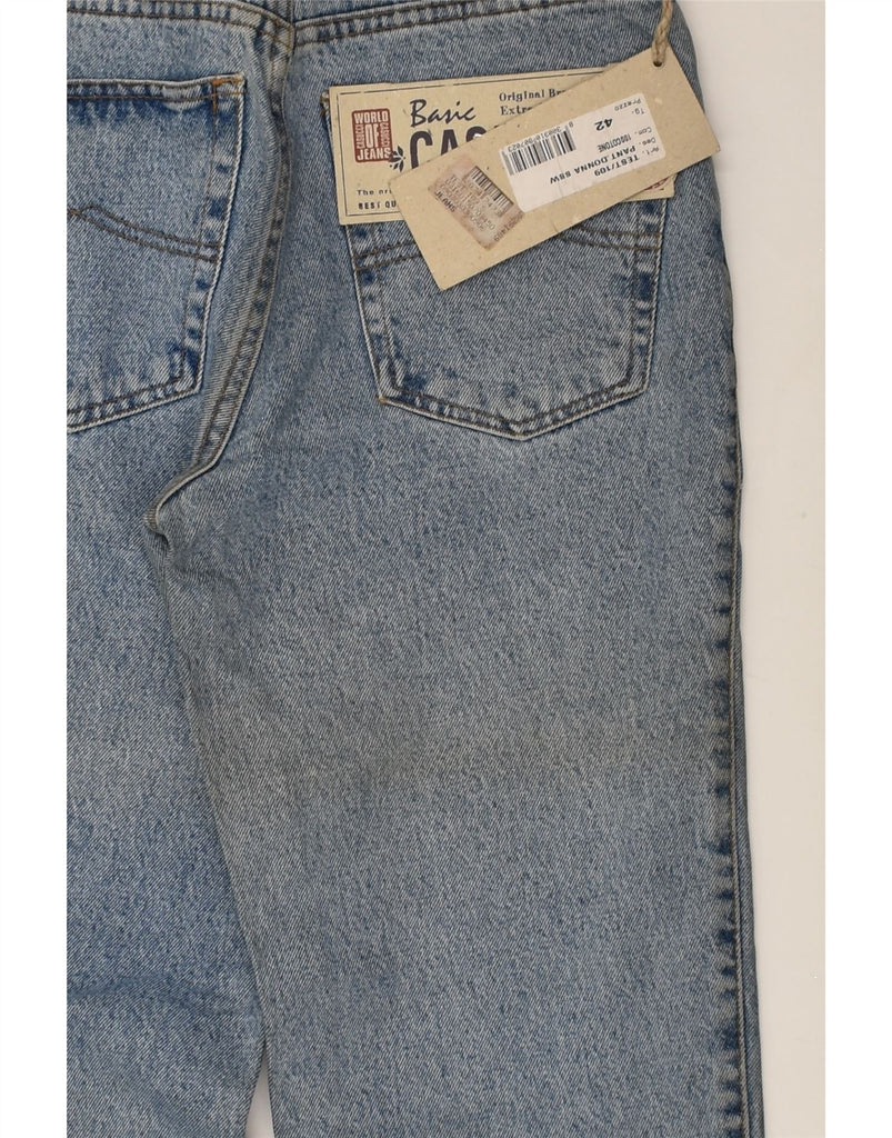 CASSUCI Womens Tapered Jeans IT 42 Medium W28 L30 Blue Cotton | Vintage Cassuci | Thrift | Second-Hand Cassuci | Used Clothing | Messina Hembry 