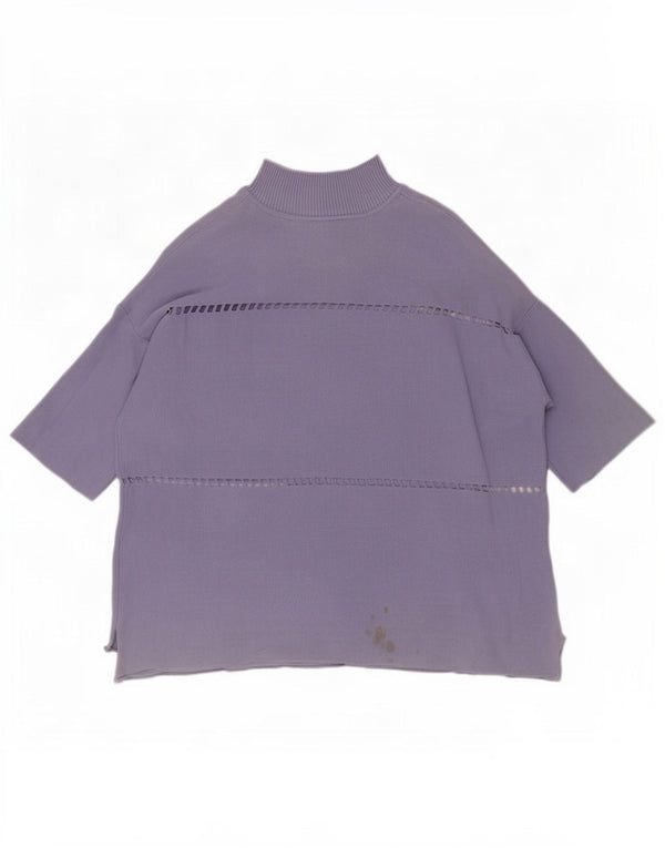 French Connection Womens Short Sleeve Turtle Neck Jumper Sweater UK 10 Smal