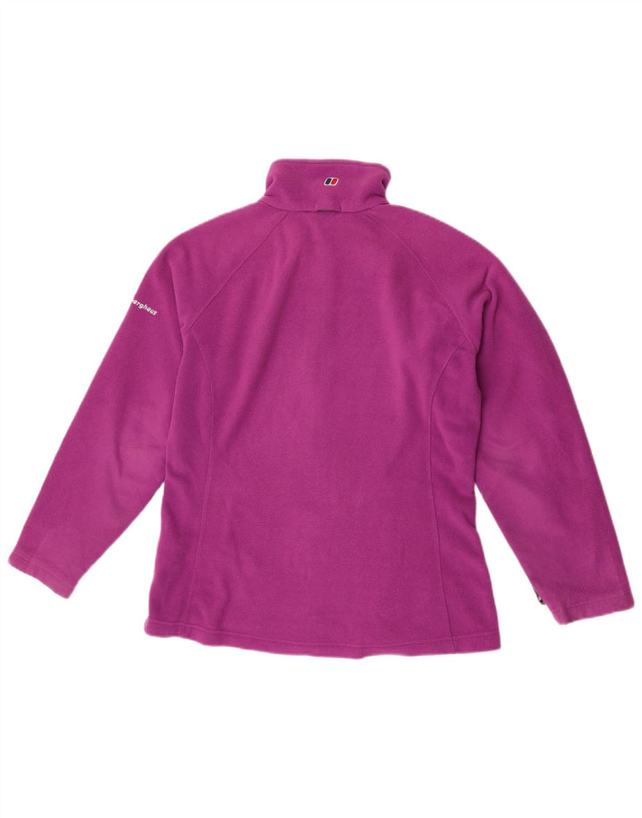 Berghaus Womens Liner Fleece Jacket UK 12 Medium Purple Polyester
