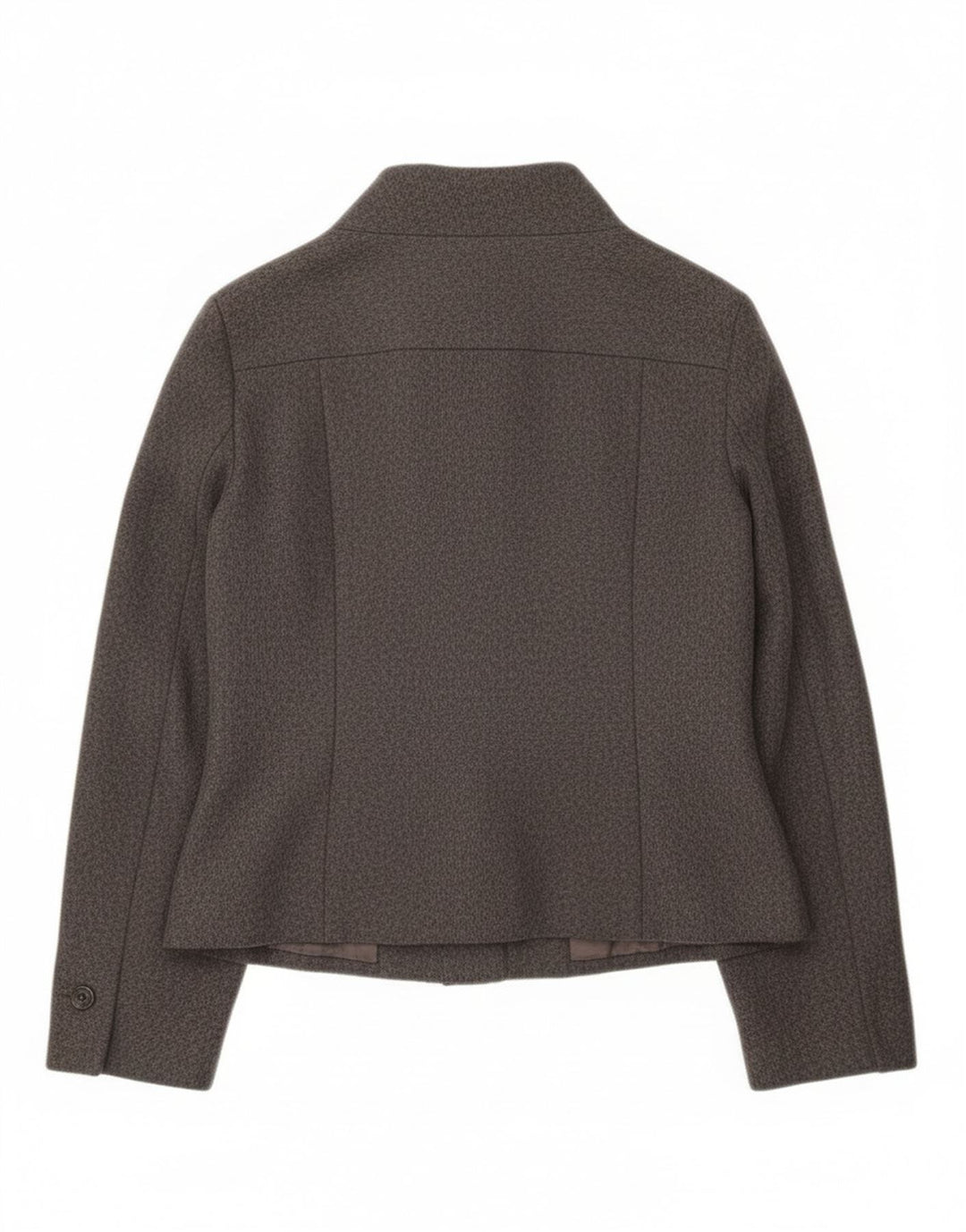 Sasha Womens 6 Button Blazer Jacket UK 14 Medium Grey Wool