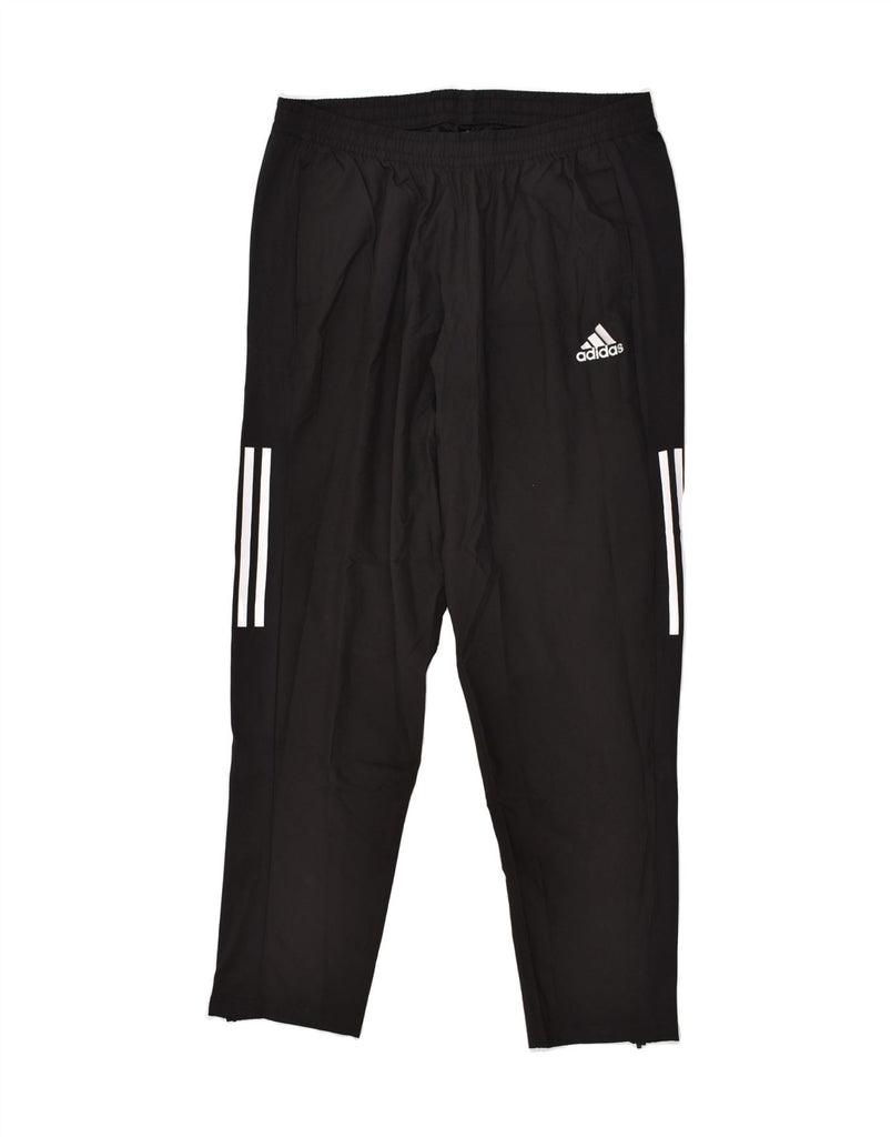 ADIDAS Mens Tracksuit Trousers Large Black | Vintage Adidas | Thrift | Second-Hand Adidas | Used Clothing | Messina Hembry 