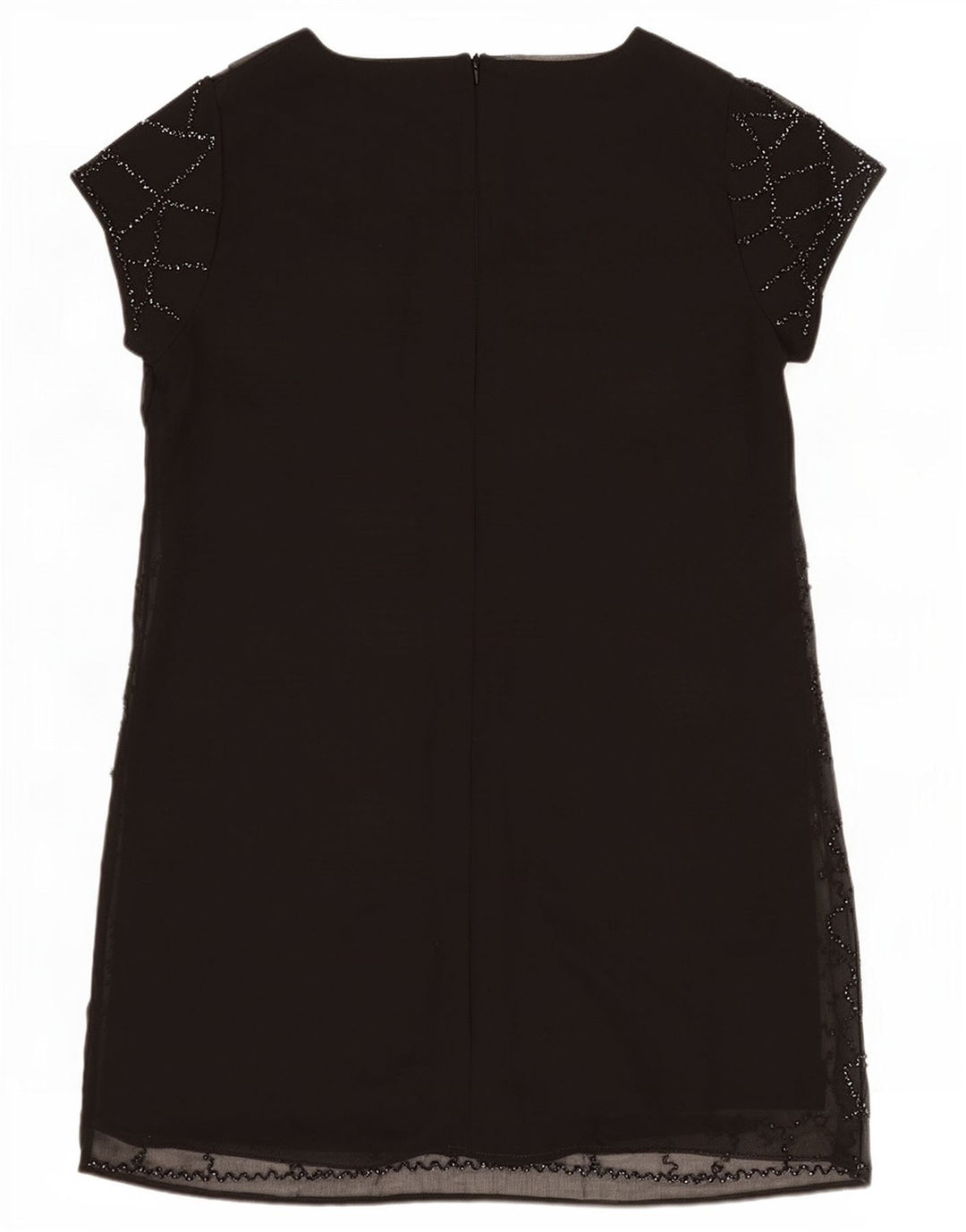 Lipsy Womens Shift Dress UK 18 XL Black Geometric Polyester
