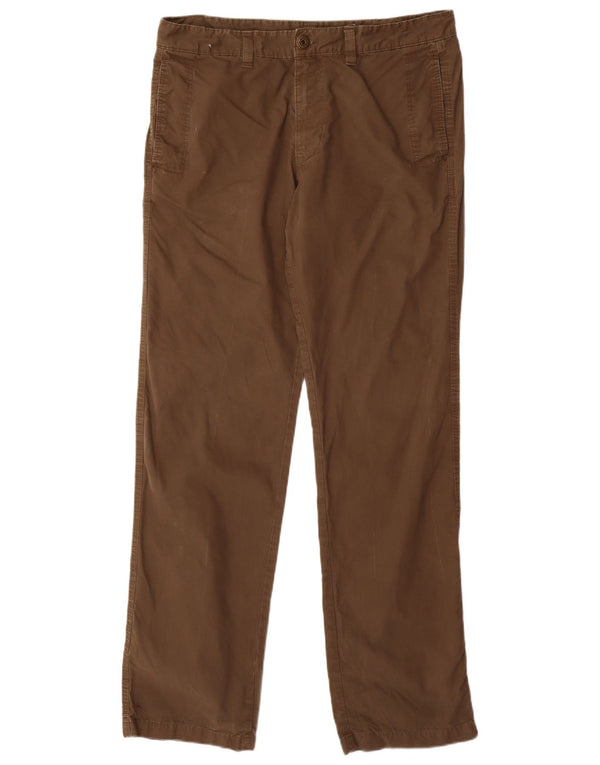 Murphy & Nye Mens Straight Chino Trousers W36 L35 Khaki Cotton Nautical