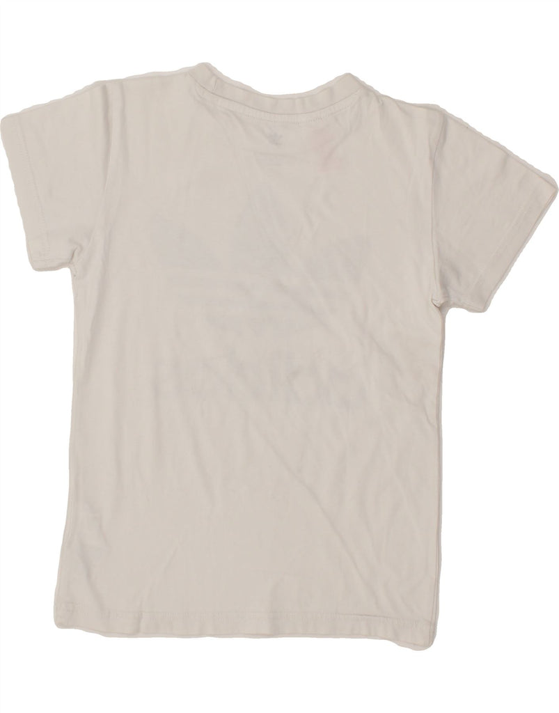 ADIDAS Boys Graphic T-Shirt Top 8-9 Years White Cotton Vintage Adidas and Second-Hand Adidas from Messina Hembry 