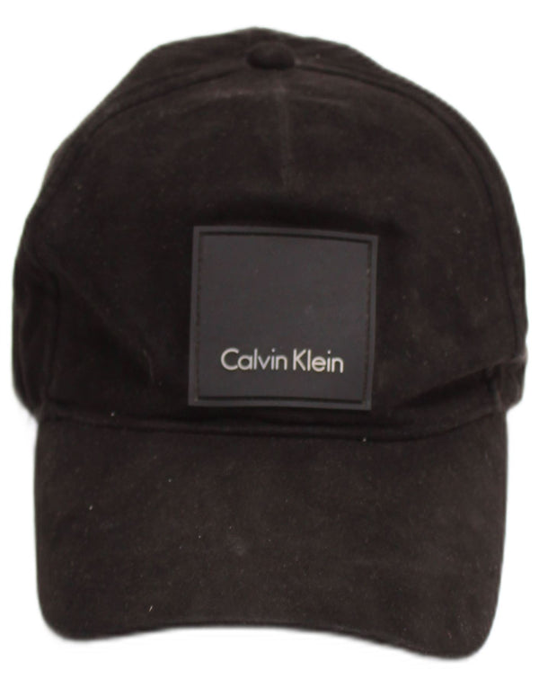 Calvin Klein Mens Graphic Baseball Cap One Size Black Polyester
