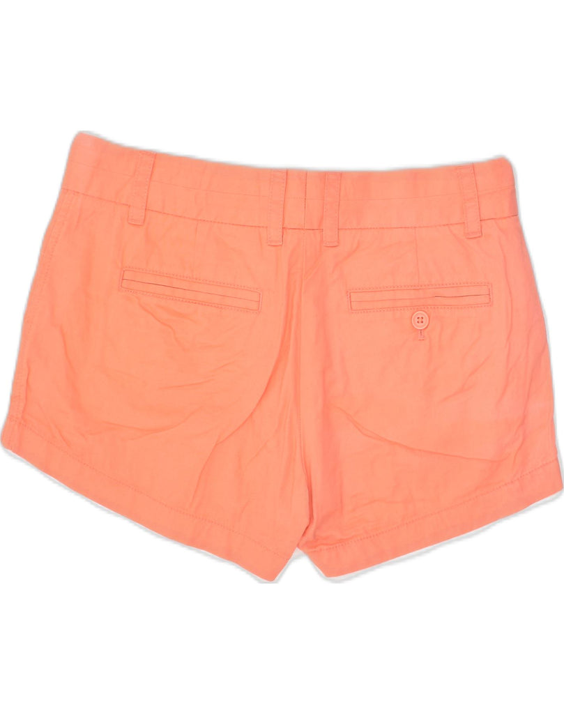 J. CREW Womens Broken In Chino Shorts US 2 XS W30 Orange Cotton | Vintage J. Crew | Thrift | Second-Hand J. Crew | Used Clothing | Messina Hembry 