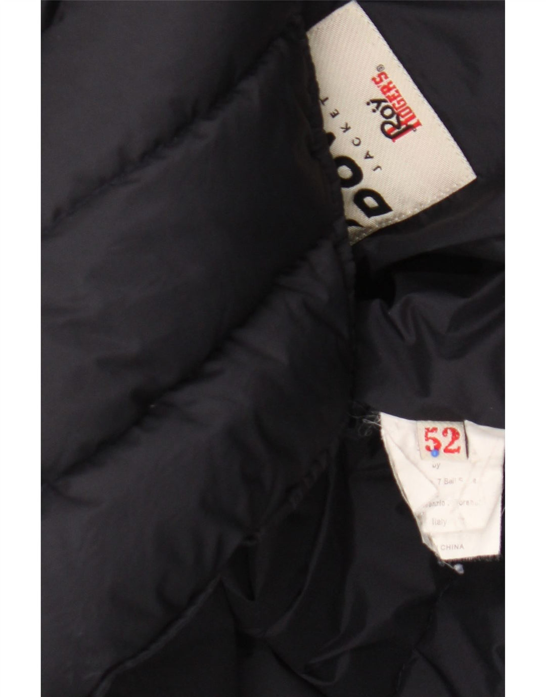 Roy Rogers Mens Padded Jacket IT 52 XL Navy Blue Nylon