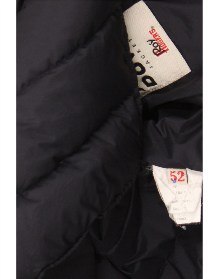 Roy Rogers Mens Padded Jacket IT 52 XL Navy Blue Nylon