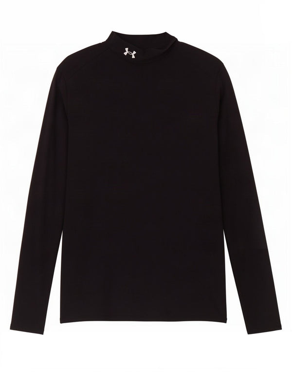 Under Armour Mens Cold Gear Top Long Sleeve Medium Black Nylon