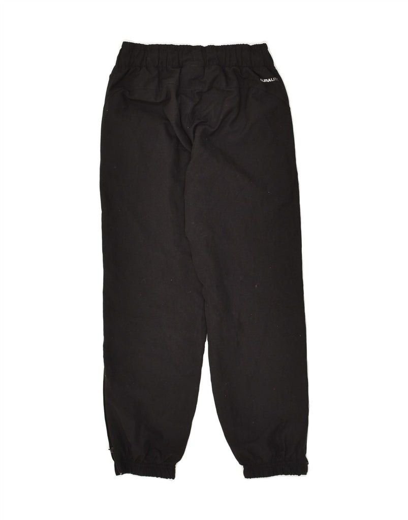 ADIDAS Boys Climalite Tracksuit Trousers Joggers 7-8 Years Black Polyester | Vintage Adidas | Thrift | Second-Hand Adidas | Used Clothing | Messina Hembry 