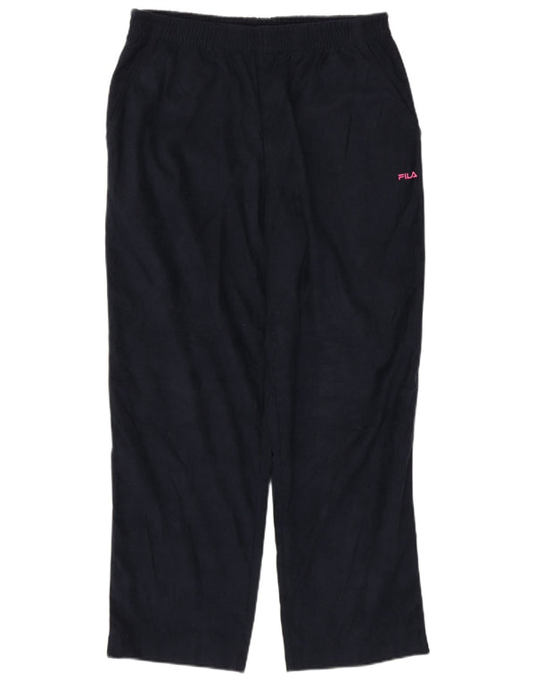 FILA Womens Tracksuit Trousers IT 52 2XL  Navy Blue Polyester