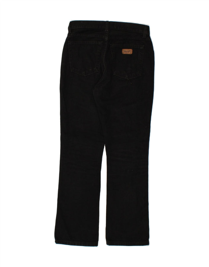 WRANGLER Womens TIna Bootcut Jeans US 12 Large W30 L30 Black Cotton Vintage Wrangler and Second-Hand Wrangler from Messina Hembry 