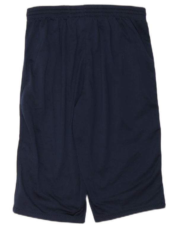 NIKE Mens Bermuda Sport Shorts UK 38/40 Medium  Navy Blue Polyester