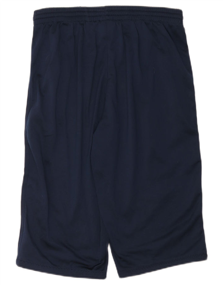NIKE Mens Bermuda Sport Shorts UK 38/40 Medium  Navy Blue Polyester