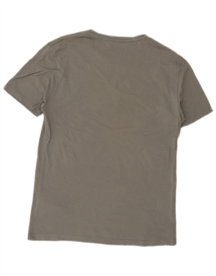 All Saints Mens T-Shirt Top Small Grey Cotton