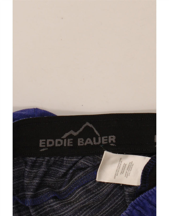 EDDIE BAUER Mens Sport Shorts Small Blue Rayon