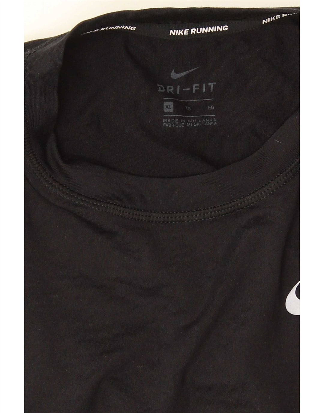 Nike Mens Dri Fit Top Long Sleeve XL Black