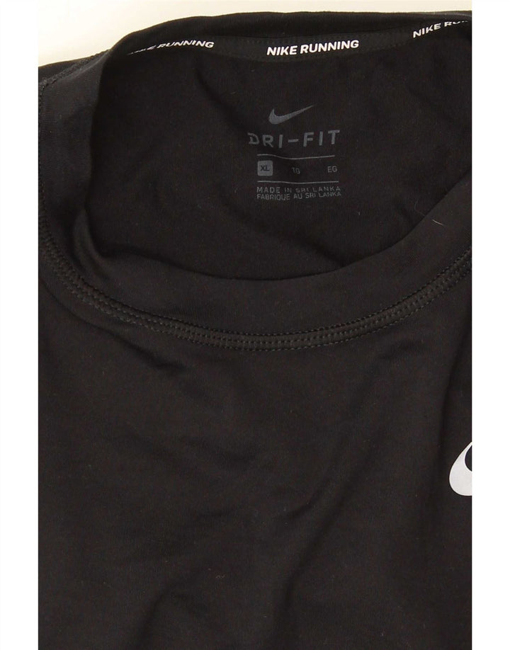Nike Mens Dri Fit Top Long Sleeve XL Black