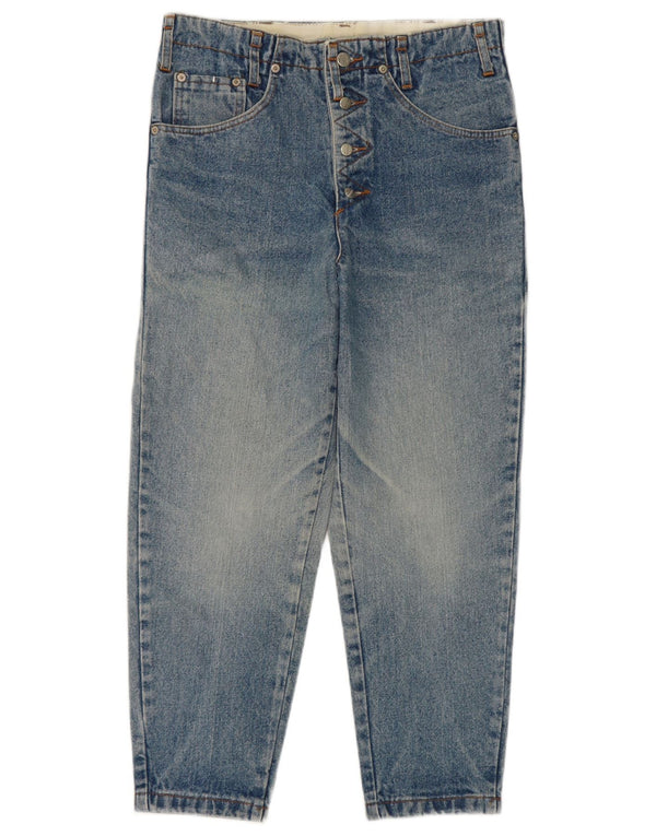 Americanino Womens High Waist Cropped Jeans Small W28 L23 Blue Cotton