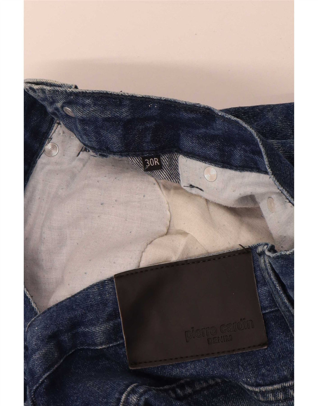 Pierre Cardin Mens Regular Fit Straight Jeans W30 L30 Blue Cotton