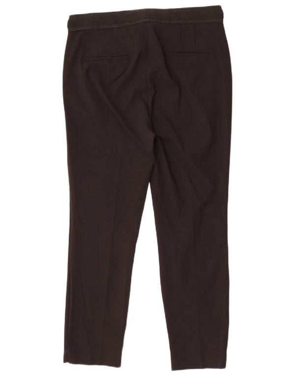 Zara Womens Slim Chino Trousers Large W30 L27 Black
