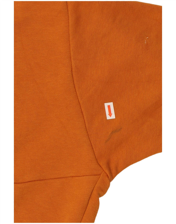 Nike Womens Dri Fit Graphic Oversized Sweatshirt Jumper UK 10 Small Orange