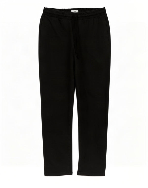 Marks & Spencer Mens Regular Fit Tracksuit Trousers Medium Black Cotton