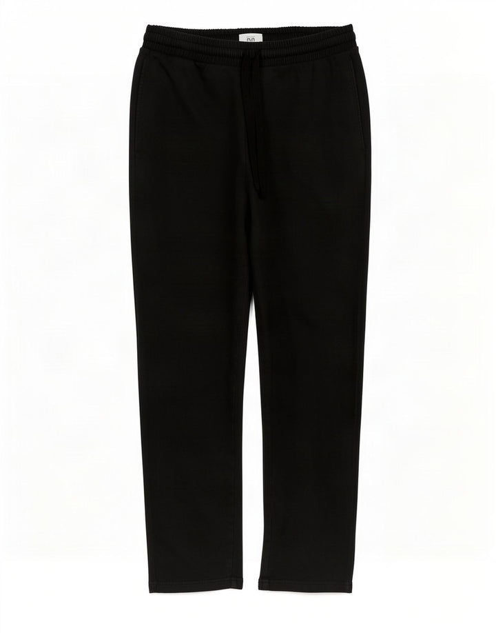 Marks & Spencer Mens Regular Fit Tracksuit Trousers Medium Black Cotton