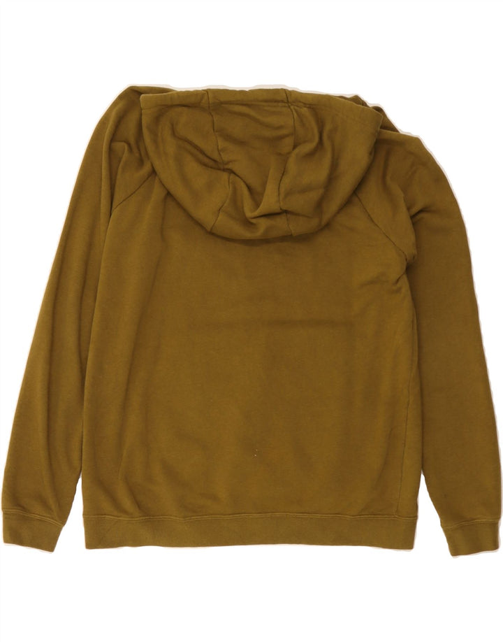 NIKE Mens Graphic Hoodie Jumper Medium Khaki Cotton Vintage Nike and Second-Hand Nike from Messina Hembry 