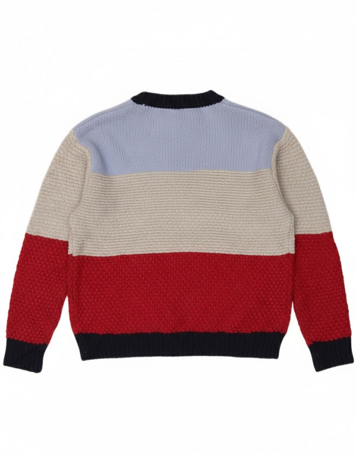 Marks & Spencer Womens Boat Neck Jumper Sweater UK 6 XS Multicoloured