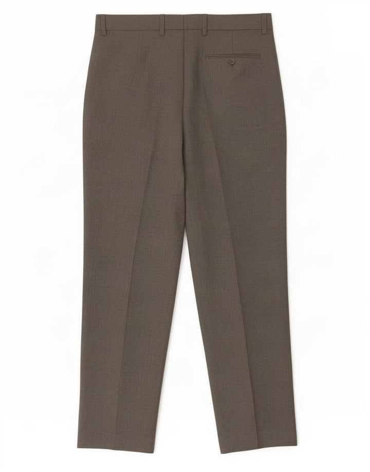 Marks & Spencer Mens Regular Fit Suit Trousers W34 L33 Grey Polyester