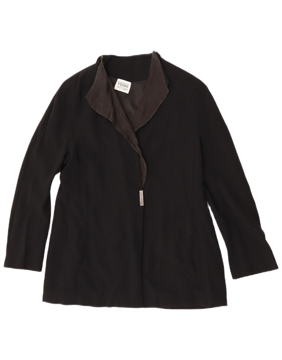 Gianfranco Ferre Womens Blazer Jacket UK 16 Large Black