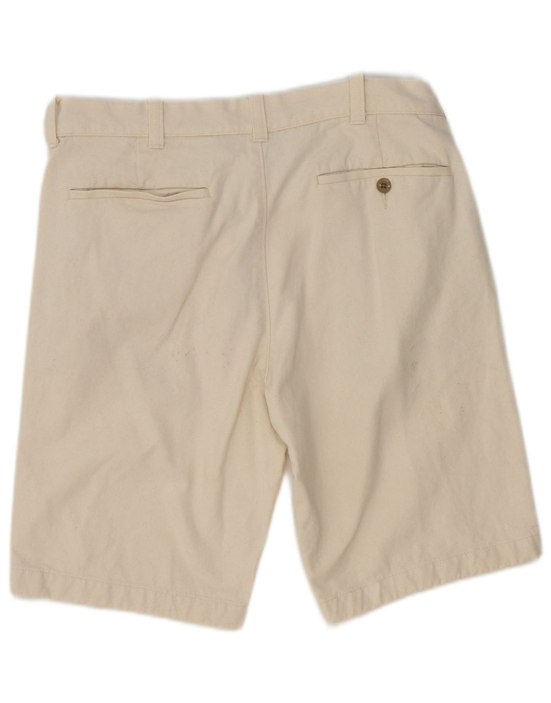 J. Crew Mens Stanton Chino Shorts W31 Medium Off White Cotton