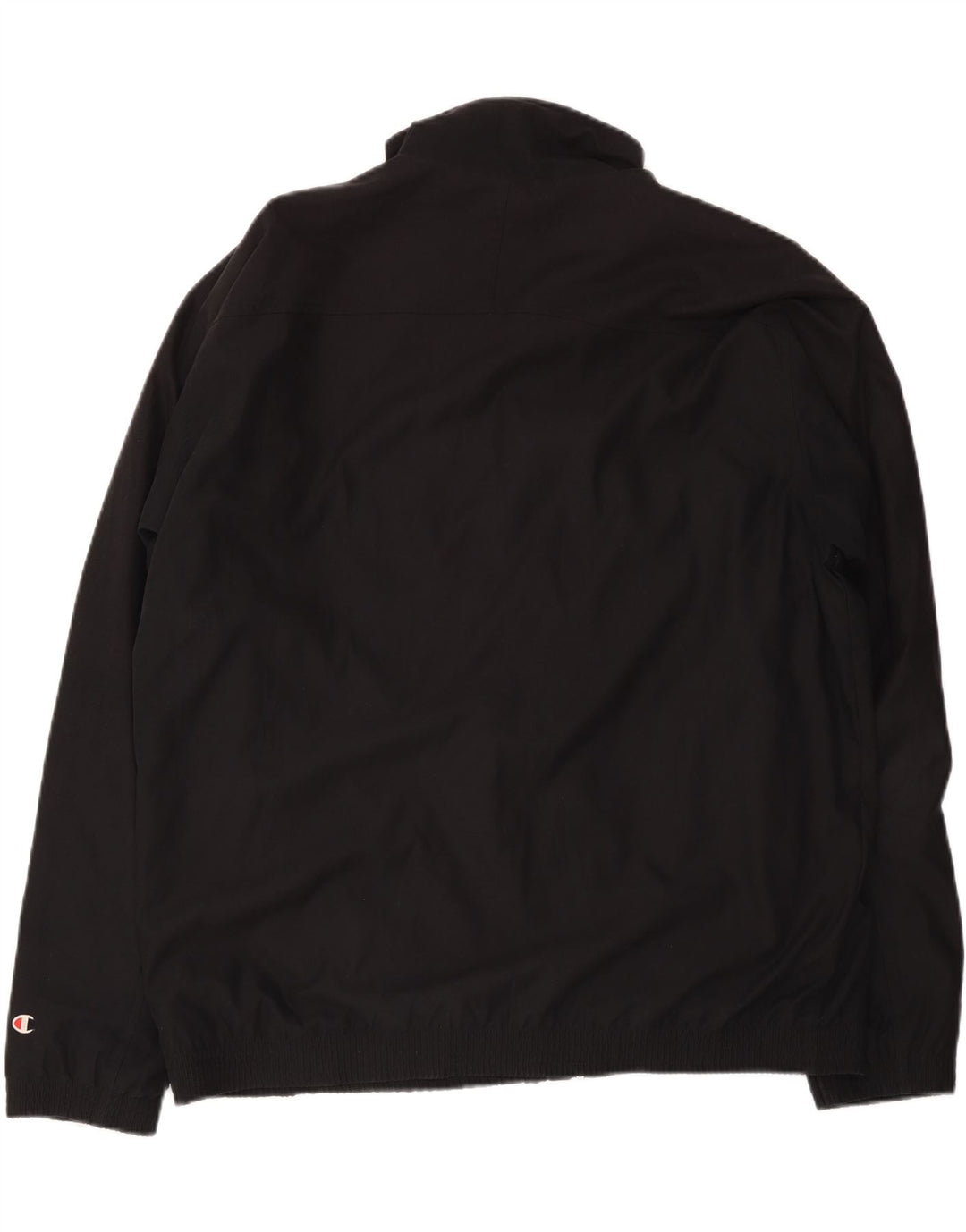Champion Mens Tracksuit Top Jacket 3XL Black Polyester