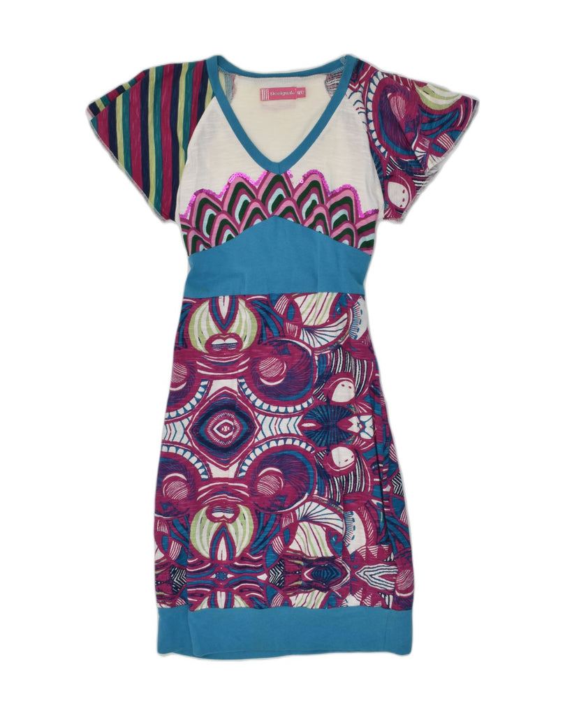 DESIGUAL Girls Crazy Pattern Bubble Dress 11-12 Years Multicoloured | Vintage Desigual | Thrift | Second-Hand Desigual | Used Clothing | Messina Hembry 