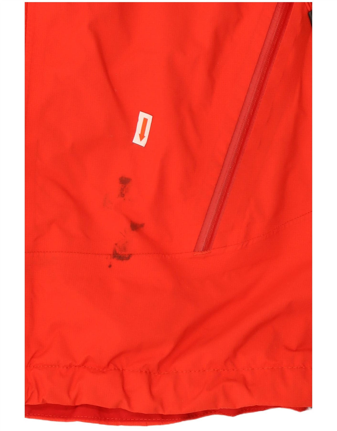 BERGHAUS Womens Gore-Tex Hooded Rain Jacket UK 14 Large Red Polyamide