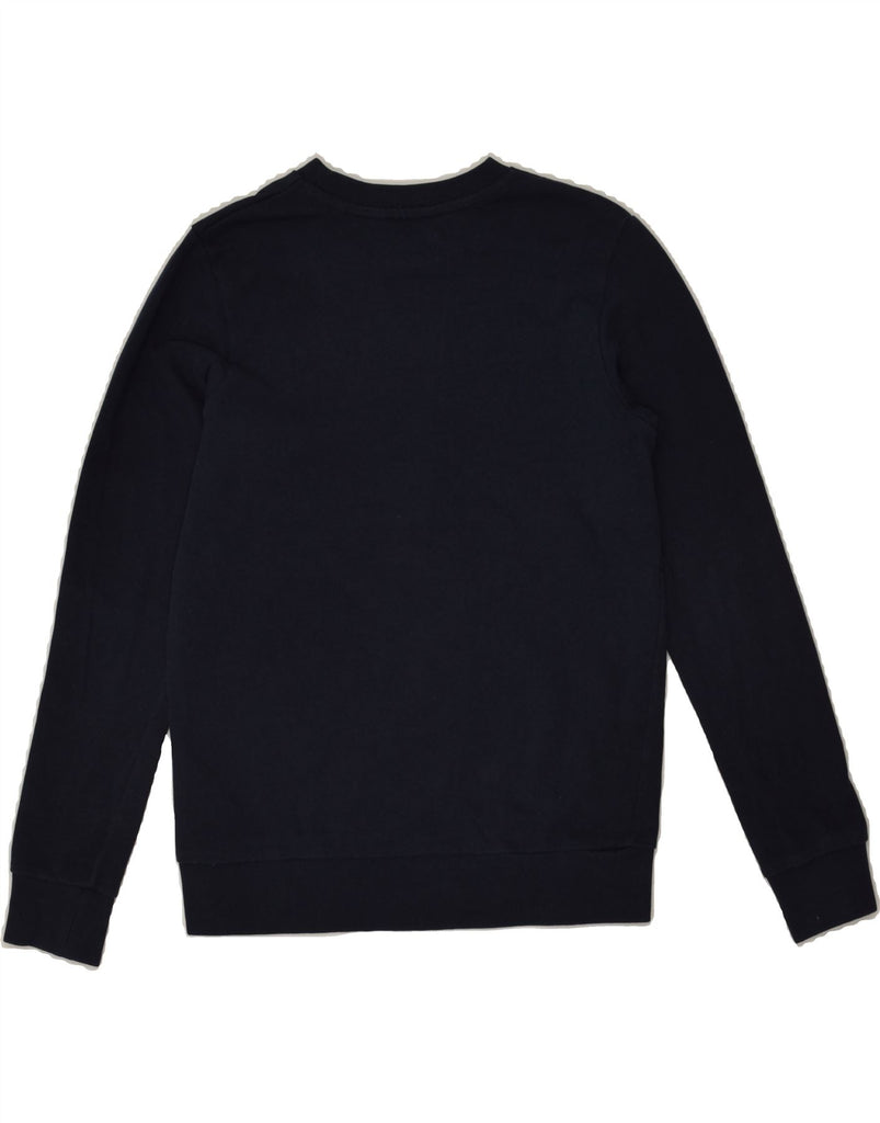 JACK & JONES Boys Graphic Sweatshirt Jumper 11-12 Years Navy Blue Cotton | Vintage Jack & Jones | Thrift | Second-Hand Jack & Jones | Used Clothing | Messina Hembry 