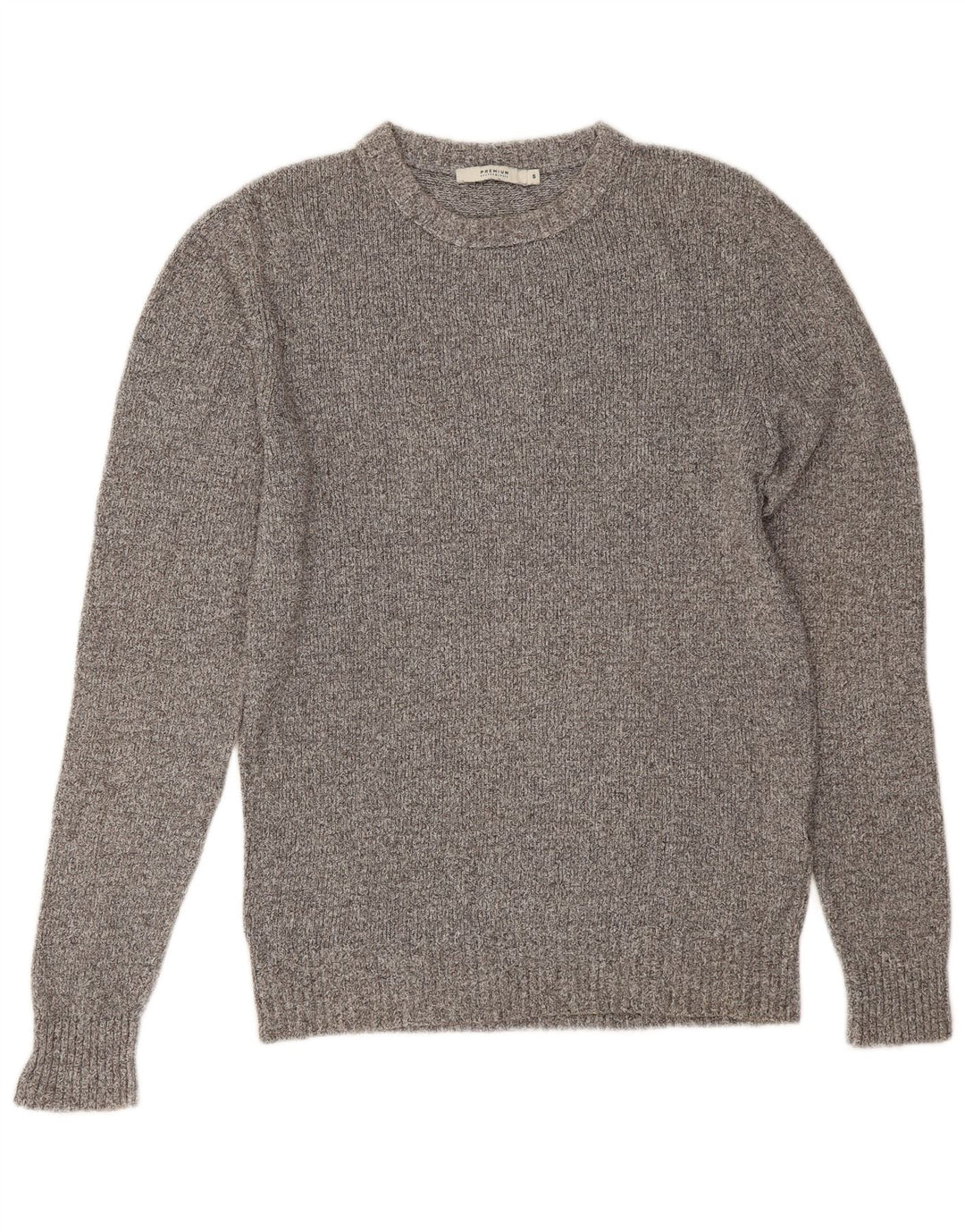 Jack & Jones Mens Crew Neck Jumper Sweater Small Grey Cotton