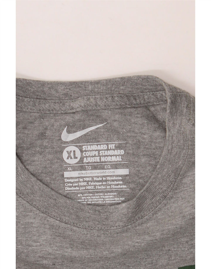 NIKE Mens Rose Bowl 2012 Standard Fit Graphic Top Long Sleeve XL Grey Vintage Nike and Second-Hand Nike from Messina Hembry 
