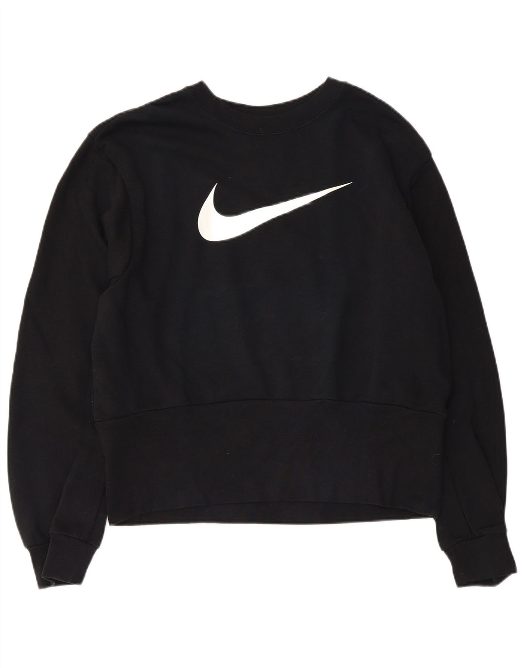 Nike Womens Graphic Sweatshirt Jumper UK 18 XL Black